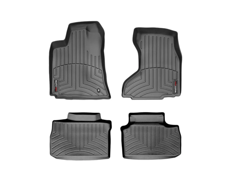 WeatherTech FloorLiner for 2006-2010 Dodge Charger - 1st & 2nd Row, Black - Image 1 of 4