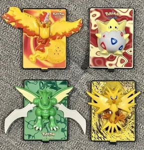 Pokemon 2000 Movie Power Card Burger King 3D Toys Lot - No Bases - Picture 1 of 9