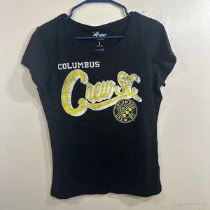 Columbus Crew SC MLS T-Shirt Damen Large schwarz Fankleidung neu mit Etikett - Bild 1 von 4