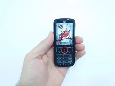 INQ Mini 3G Red (Unlocked) Mobile Phone simple basic girls kids elders  - Image 1 of 4
