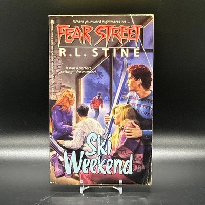 RL Stine Fear Street Series Ski Weekend Paperback Book 1991 FE VTG Horror  YA - Image 1 of 4