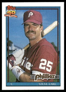 1991 Topps #661 Steve Lake - Picture 1 of 2