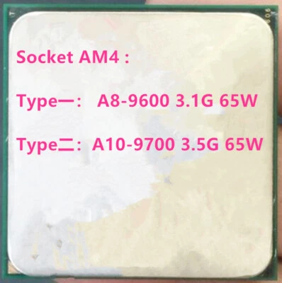 AMD A8-9600 A10-9700 Dual-Core Socket Am4 CPU - Image 1 of 3