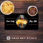 Personalised Bar Runner, Customised Bar Mat, Home Bar, Beer Gift, Come Early 3