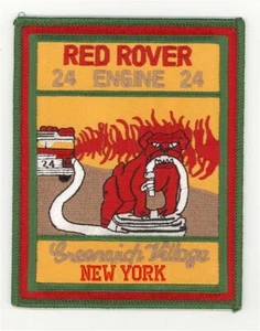 New York City Fire Department Engine 24 Red Rover Greenwich Village Patch - Picture 1 of 1