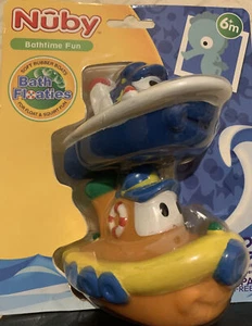 JUEGO DE REMOLCADORES DE BAÑERA FLOTANTES NUBY BATH DE 2 BARCOS DIVERTIDOS BAÑO NIÑOS JUGUETES-NUEVO- - Imagen 1 de 2