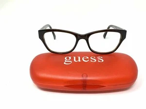 GUESS GU2286 BRN Small Eyeglasses Frame Petite 50-16-135 Dark Brown - Picture 1 of 12