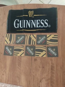 Guinness Bar Sponge Mat And More 10 Coasters - Picture 1 of 12