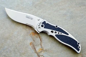 1475ST Kershaw Storm II Pocket Knife Combo ORIGINAL Grind NEW BLEM discontinued - Picture 1 of 6