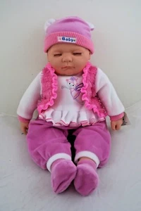 Natalie Realistic Eye Close Asleep Children Baby Doll 51cm Cotton Candy Gift Box - Picture 1 of 6