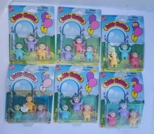 Bubbly Chubbies 2" PVC Figures Teletubbies KO 18 Pcs. 6 Sealed Packs of 3 NOS - Picture 1 of 1