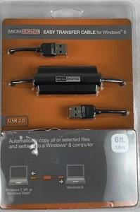 NEW!!  MICRA DIGITAL EASY TRANSFER CABLE for Windows 8 - Picture 1 of 5