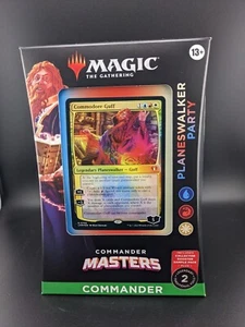 Commander Masters - Planeswalker Party Magic The Gathering Commander Deck Nuevo Sellado Magic EDH - Imagen 1 de 4