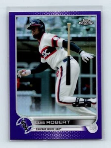 Luis Robert 2022 Topps Chrome #137 Purple Refractor #/250 - Picture 1 of 2