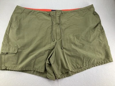 Shorts feminino Venezia Jeans Clothing Co tamanho 28 verde náilon e algodão - Imagem 1 de 4