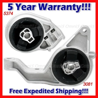 L817 For 05-11 Chevrolet Cobalt HHR Pontiac G5 2.2/2.4L AUTO Trans Mount Set 2pc - Image 1 of 3
