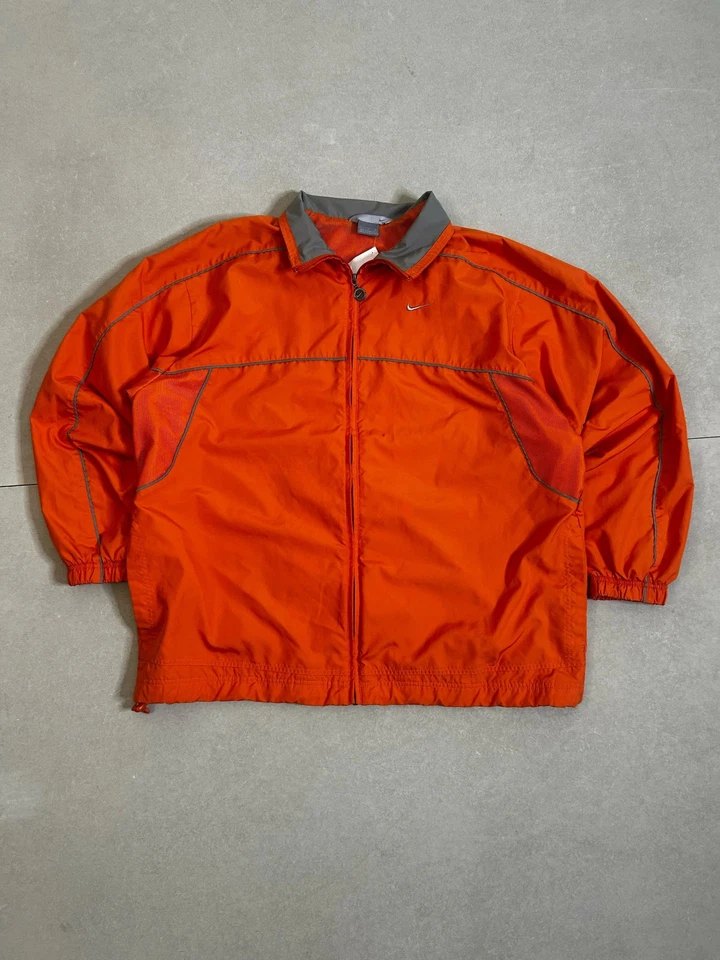 Cortavientos Nike naranja vintage años 2000 cremallera talla L Foto 1 de 4