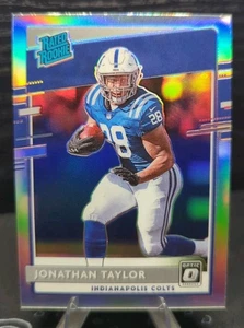 2020 Panini Donruss Optic Jonathan Taylor Rated Rookie Silver Holo Prizm #167 - Picture 1 of 4