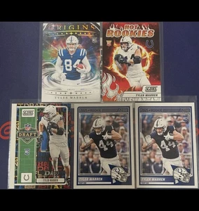 NFL Football Indianapolis Colts 25 Panini Tyler Warren 5 Rookie Card Lot MINT - Picture 1 of 1