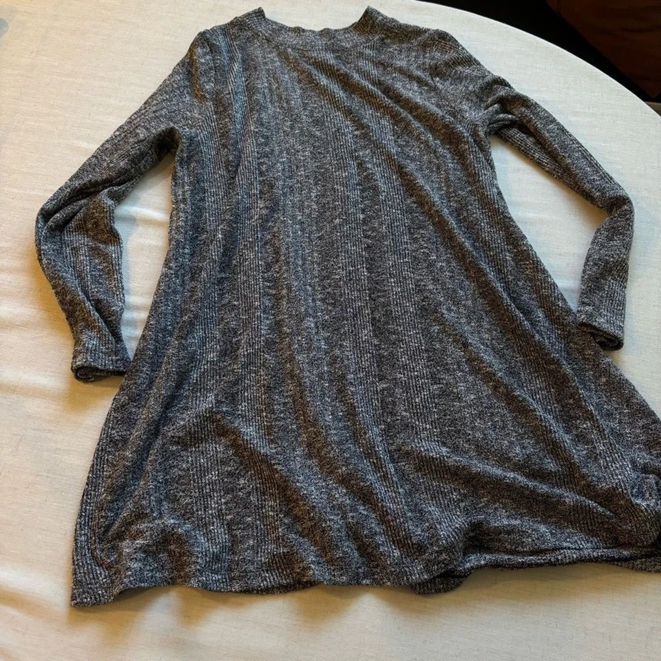 Mossimo Gris Cuello Simulado Suéter Vestido Túnica XXL Elástico Informal Otoño Look Foto 1 de 4