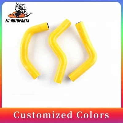 Manguera de radiador de silicona amarilla para Suzuki SWIFT 1,3 L G13 GTI 1989-2000 Foto 1 de 4