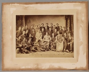 Fotografia XIX secolo Skull & Bones Fraternity Pach Bros Università di Yale PSI UPSILON - Foto 1 di 7