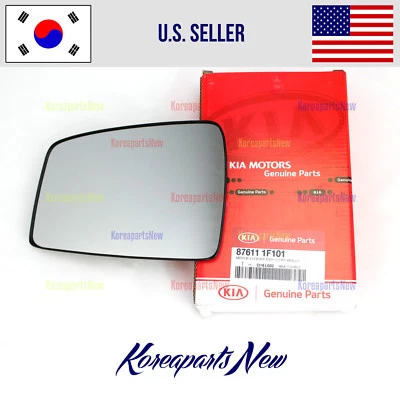 Espejo Cristal Lado Conductor Izquierdo CALEFACTABLE 876111F101 KIA SPORTAGE 2005-2010 Foto 1 de 2