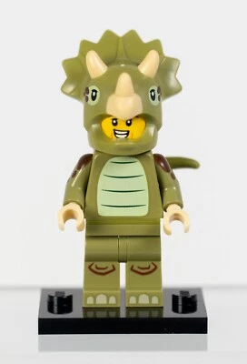Minifigura LEGO CMF Series 25 Tricerátopos fantasia fã. Novo + Frete Rápido - Imagem 1 de 4