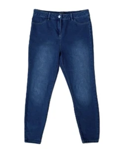PAPAYA HIGH WAIST SKINNY JEANS JEGGINGS 12/14 PETITE OR ANKLE GRAZER 32W 26L - Picture 1 of 2