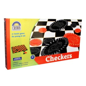 Crown Checkers Board Game NEW - Picture 1 of 1