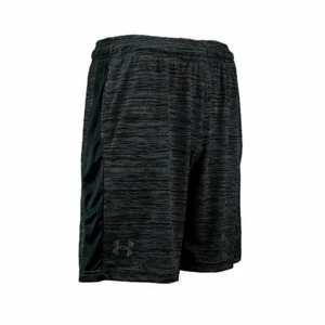 Under Armour Gym Loose Men's Athletic Basketball Shorts Space Dye Black XLarge - Picture 1 of 1
