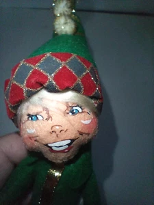 Ana Lee 2007 "Elf on the Shelf" style handpainted/handade felt poseable figure - Picture 1 of 5