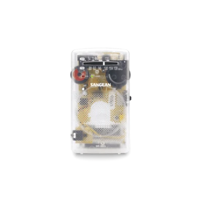 Radio de Bolsillo AM/FM Sangean SR-35CL, Transparente Foto 1 de 4