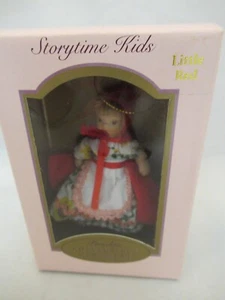 2004 DG Creations Porcelain Doll Christmas Ornament Little Red Riding Hood ! - Picture 1 of 4