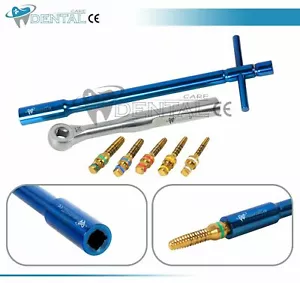 Bone Expander Screws Kit Dental Implant With Ratchet Wrench And T Handle 4.0mm - Picture 1 of 10