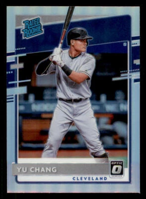 2020 Donruss Optic Holo #93 Yu Chang RR - Image 1 of 2