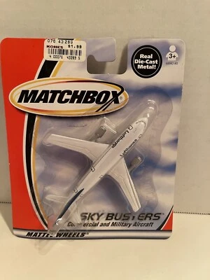 2000 Vintage Matchbox Sky Busters Lufthansa Commercial Airbus Die-cast, NIB - Image 1 of 4