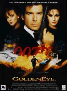 VINTAGE "GoldenEye" 007 James Bond Film Release Poster Fine Art Postcard 1995 - Picture 1 of 4