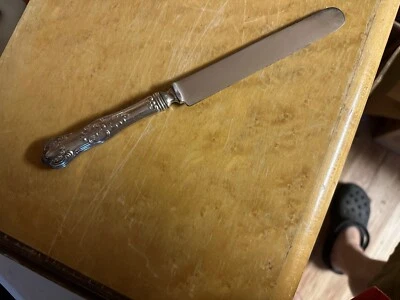 DOMINICK & HAFF King Plata de Ley 10" Antiguo Cuchillo Hueco Francés con Refuerzo Foto 1 de 4