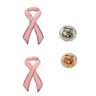 Pink Ribbon Brooch Charity Public Awareness Hope Badges Gifts Charity Public