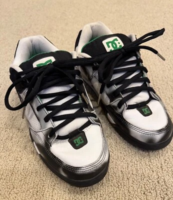 DC Shoes Command 10 Black White Grafitti Camo Limited Edition Y2K Vintage 2006 L - Image 1 of 4