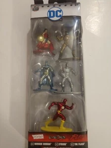 Paquete de 5 figuras Nano Metalfigs DC Comics conjunto A - Imagen 1 de 2