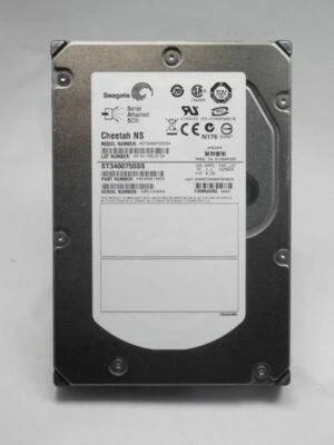 Seagate Cheetah NS ST3400755SS 400GB 10K 3.5" LFF SAS 3Gb/s HDD Hard Drive - Image 1 of 4