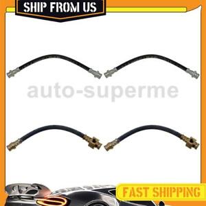 For 1978 1979 Honda Civic 1.2L Front Rear Kit Brake Hose Line 4PCS