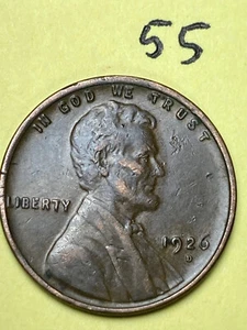 1926-D LINCOLN WHEAT CENT, "XF/AU" CONDITION, very nice coin, #55 - Picture 1 of 2