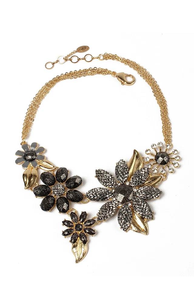 Collar de noche floral Amrita Singh Della NKC5051 con etiquetas y caja $75 Foto 1 de 1