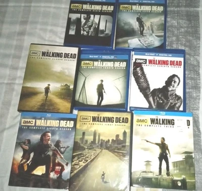 Lot Of  8 Walking Dead Blu-Ray DVDs Foto 1 de 4