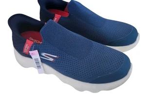 Skechers Slip-ins: Go WALK Massage Fit Navy Knit Mens Walking Shoes Sz 9.5 $139  - Picture 1 of 10