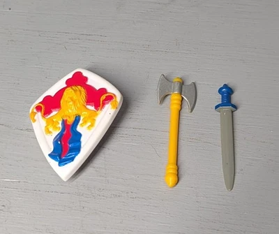 Espada y hacha escudo Bowmarc 1983 LJN TSR Advanced Dungeons & Dragons de colección Foto 1 de 2