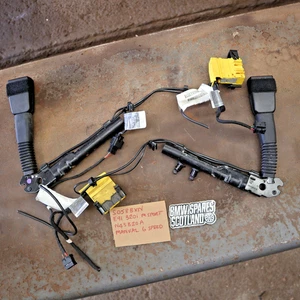 BMW E90 E91 LCI 3 Series 2008 Front Seat Belt Pre Tensioners & Wiring Loom - Picture 1 of 19